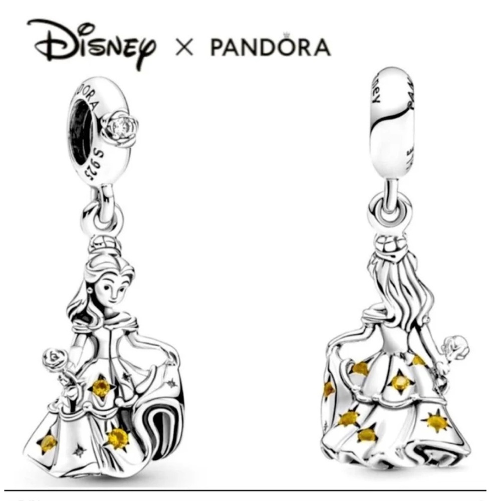 Pandora Beauty and the Beast Belle Charm